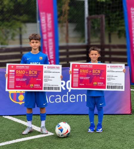 De la Barça Academy Camps Moldova la Barça Escola